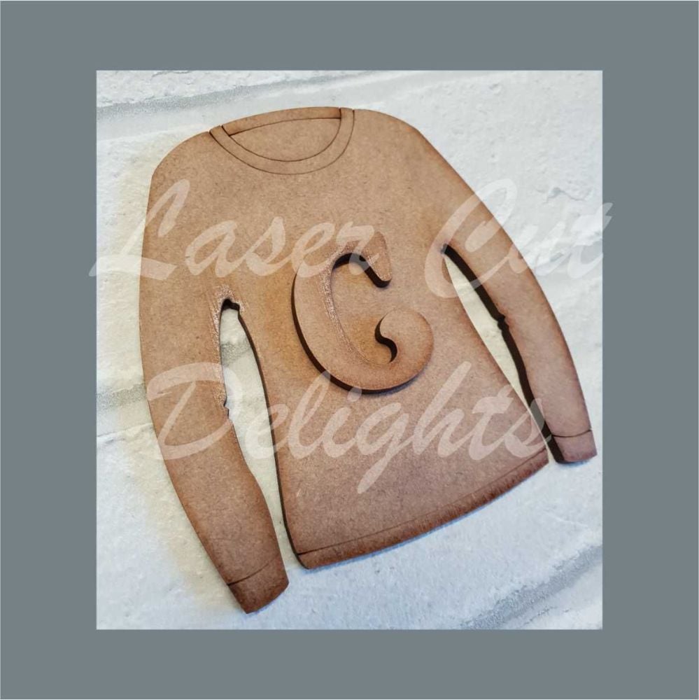 Jumper with Letters / Laser Cut Delights