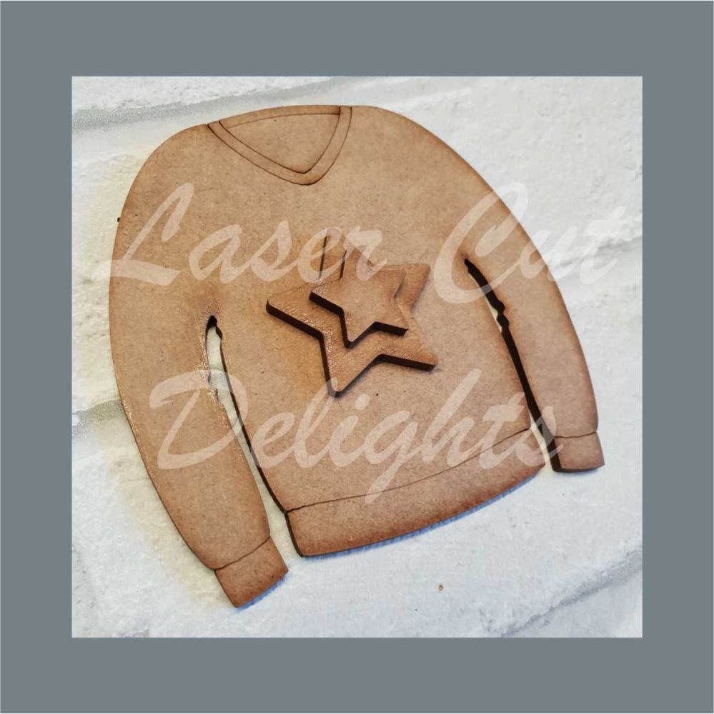Jumper with Stars / Laser Cut Delights