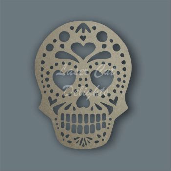 Sugar Skull HEARTS Stencil / Laser Cut Delights