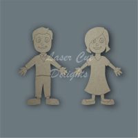 Family Character PARENTS / Laser Cut Delights