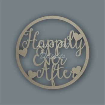 Large Hoop 'Happily Ever After' / Laser Cut Delights