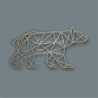 Geometric Bear / Laser Cut Delights
