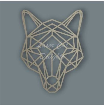 Geometric Fox / Laser Cut Delights