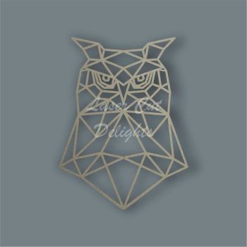 Geometric Owl Head / Laser Cut Delights