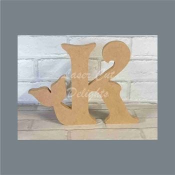 Tailed Letters Mermaid Fish / Laser Cut Delights