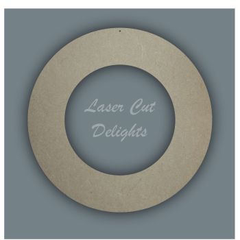 Large Hoop 8cm Wide Ring Plain Surround / Laser Cut Delights