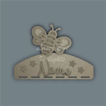 Name Plaque STENCIL BEE Bow Medal Hanger / Laser Cut Delights