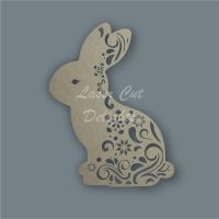 Bunny Rabbit Full Mandala Swirls / Laser Cut Delights