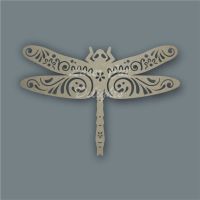 Dragonfly Mandala Swirls / Laser Cut Delights