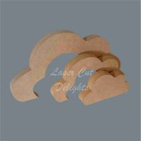 Stackable Cloud Chunky Puzzle 18mm / Laser Cut Delights