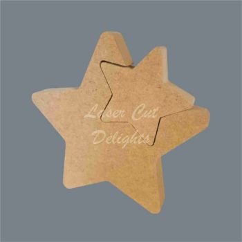 Shape in Star (large) / Laser Cut Delights