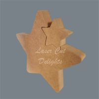 Shape in Star (small) / Laser Cut Delights