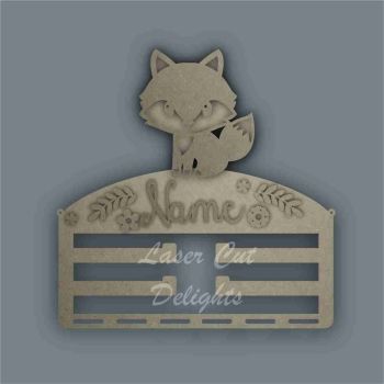 Combination Clip Bow Medal Hanger STENCIL FOX / Laser Cut Delights