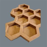 Open Fillable Honeycomb Tray (no acrylic) / Laser Cut Delights