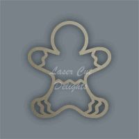 Gingerbread Man Stencil / Laser Cut Delights