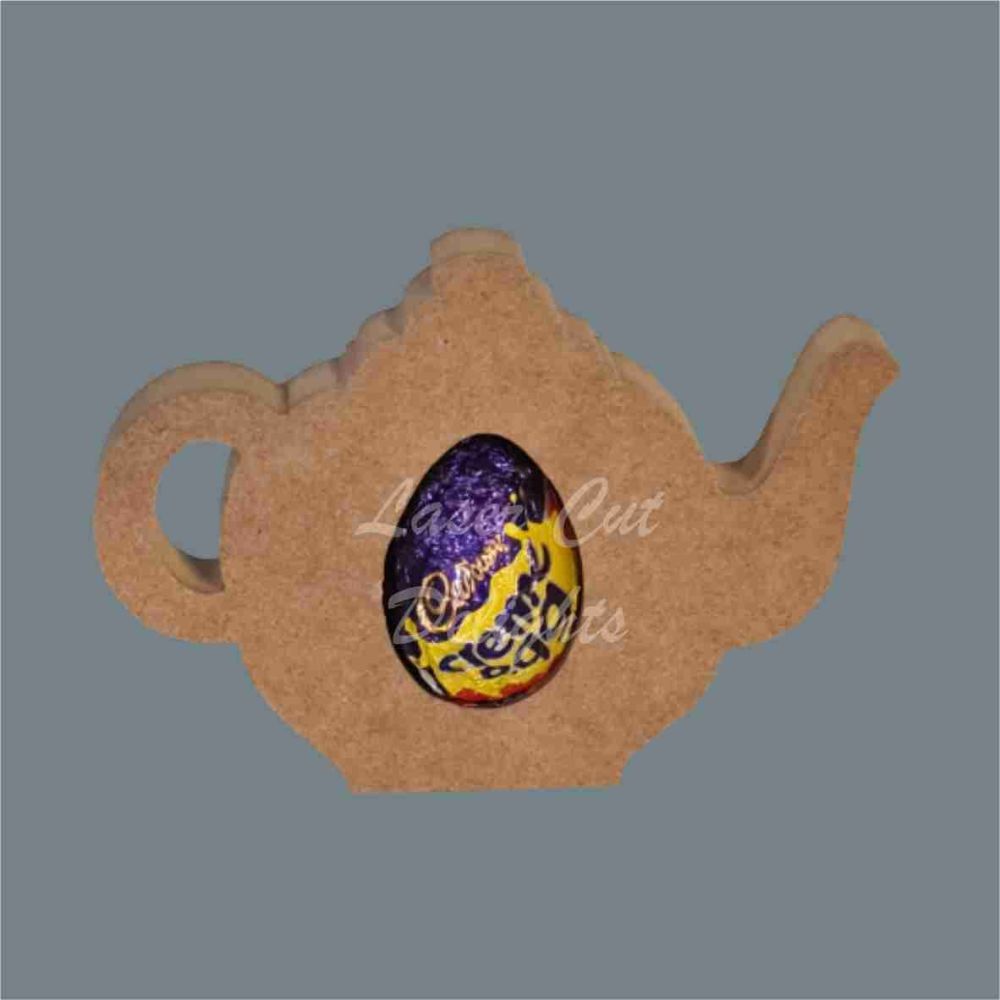 Chocolate Egg Holder 18mm - Teapot / Laser Cut Delights