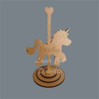Carousel with Horse or Unicorn 18mm / Laser Cut Delights