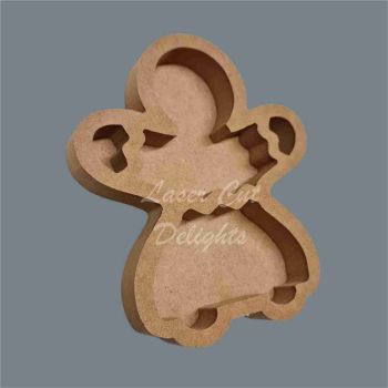 Open Fillable Gingerbread Lady Tray (no acrylic) / Laser Cut Delights