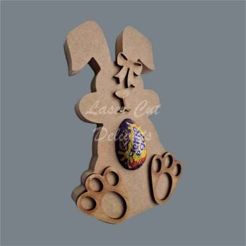 Chocolate Holder 18mm - Rabbit 3D with Ear Options / Laser Cut Delights