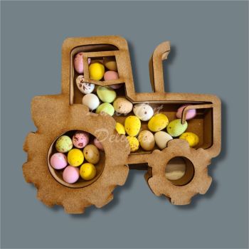Fillable Shape Tractor / Laser Cut Delights