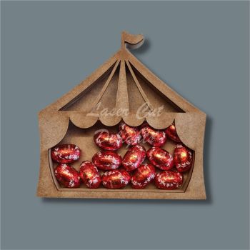 Fillable Shape Circus Tent / Laser Cut Delights