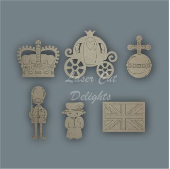 Royal Engraved Shape Pack / Laser Cut Delights