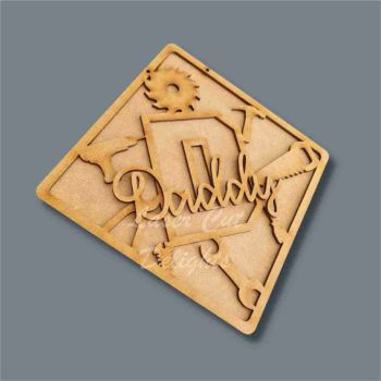 Layered Diamond Stencil Letter & Name Tools Plaque / Laser Cut Delights