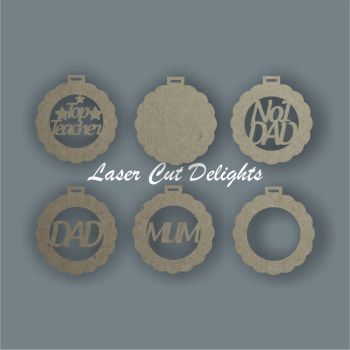 Medal Layered for Ribbon / Laser Cut Delights
