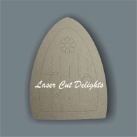 Fairy Door PLAIN (flat) / Laser Cut Delights