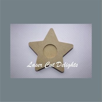 Candle Holder Star 18mm 12cm