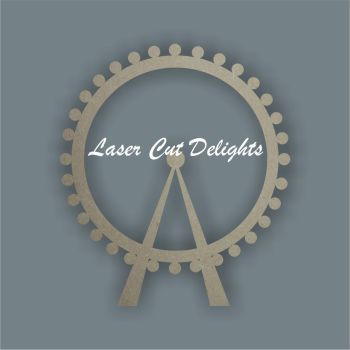 London Eye Ferris Wheel 3mm 10cm / Laser Cut Delights