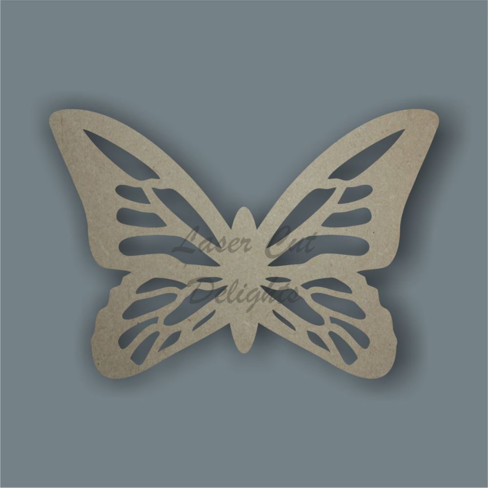 Butterfly Detailed 3mm 10cm wide