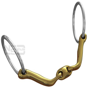 Neue Schule 9010 Verbindend Loose Ring Snaffle 12mm Mouthpiece Pony