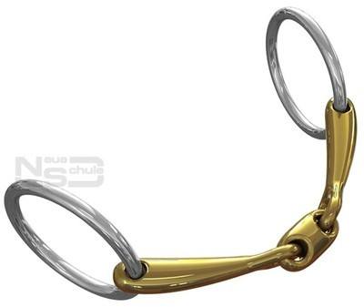 Neue Schule 8023 Tranz-Angled Lozenge Loose Ring Snaffle 16mm Mouthpiece 