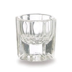 Small Glass Dappen Dish