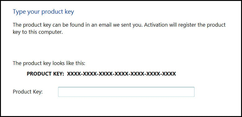Additional Product Key  activation 
