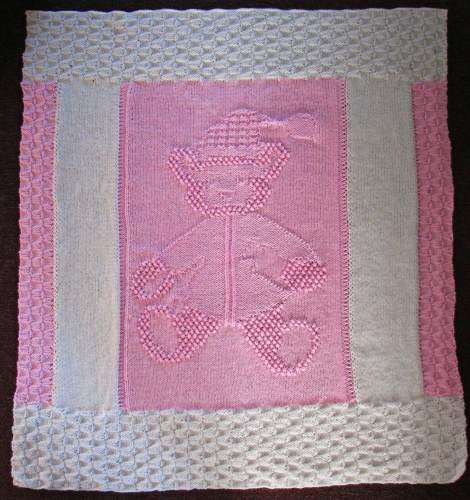 Pram/Cot Blanket - Teddy Bear
