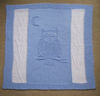 Pram/Cot Blanket Pattern - Owl