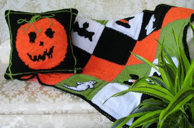 Halloween Cushion and Throw