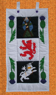 Quilted Wall Hanging - Scotland