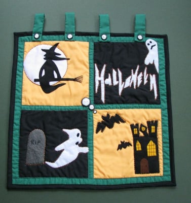 Quilted Wall Hanging - Halloween