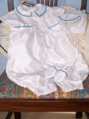 Ric Rac Christening Romper Suit