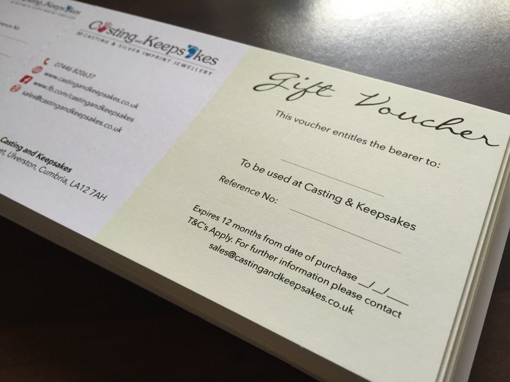 CAST -      Gift Vouchers