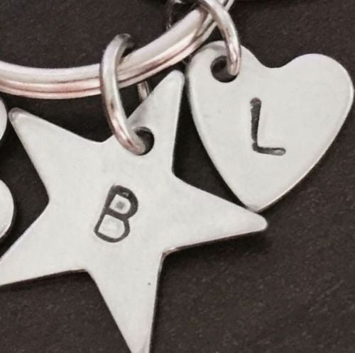Name initial stamped Charm