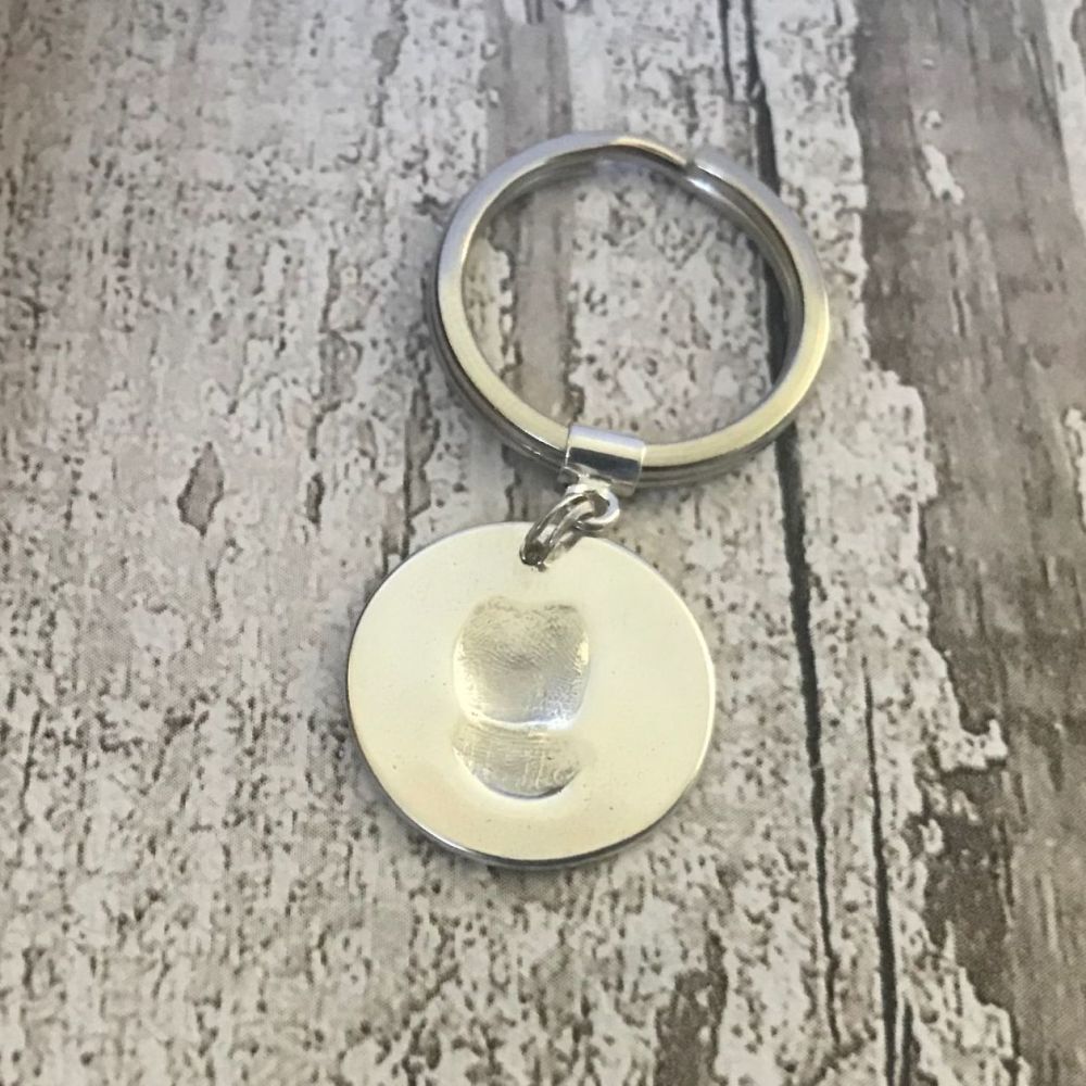 Finger print keyring