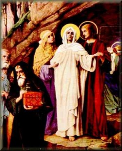 Jesus body is placed in the tomb