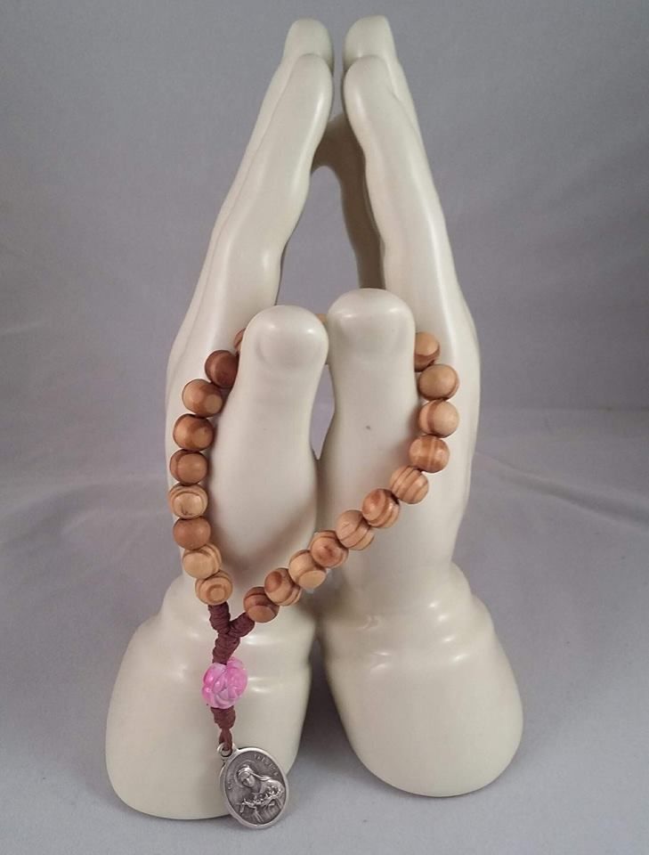 Saint Therese Chaplet - Hand Knotted