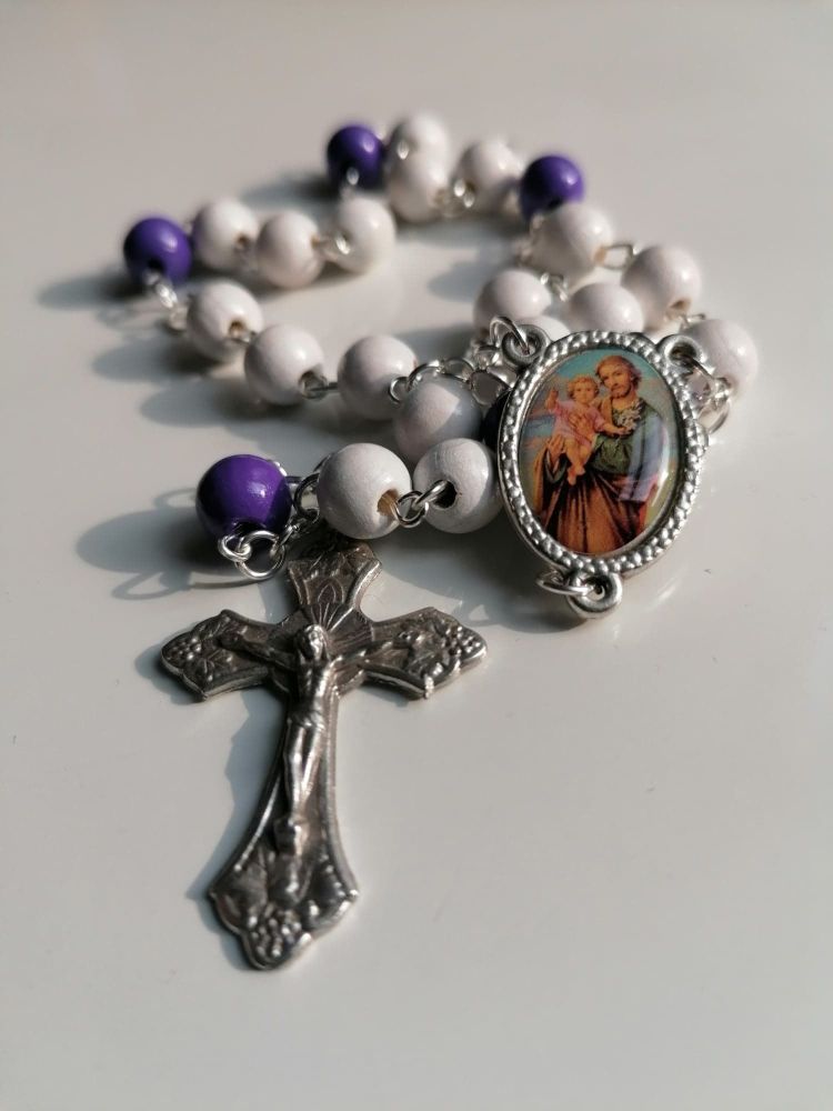 Little Chaplet of Saint Joseph - Wooden