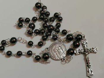 Chaplet of the Holy Face of Jesus - Hematite