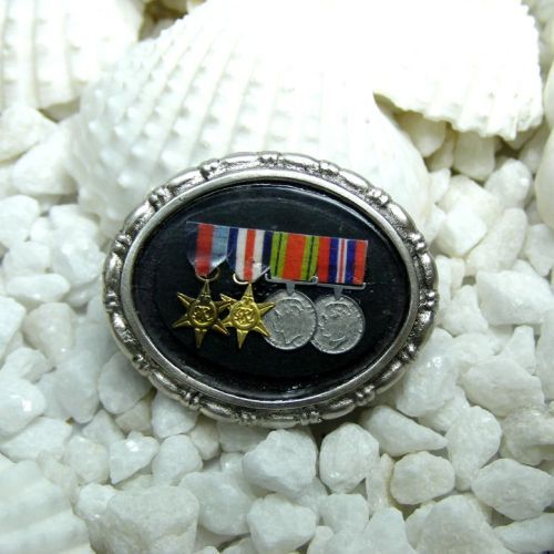 Grandpa's Medals Brooch
